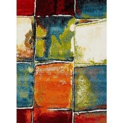 UNAMOURDETAPIS Tapis Salon 60x110 Cm Rectangulaire BELO 2 Multicolore Entrée Adapté Au Chauffage Par Le Sol - Multicolore -Tapis et paillasson Soldes 7369743 3