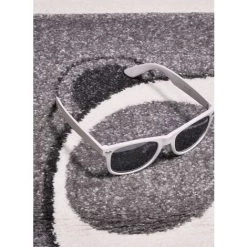 UNAMOURDETAPIS Tapis Enfant 80x150 Cm Rectangulaire ZOO TOO Gris Chambre Adapté Au Chauffage Par Le Sol - Gris -Tapis et paillasson Soldes 7560977 3