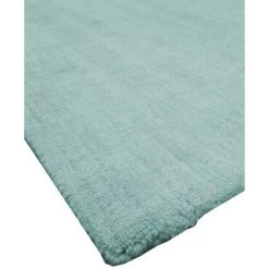 UNAMOURDETAPIS Tapis Salon 60x110 Cm Rectangulaire NEO UNI Vert Entrée Tufté Main Adapté Au Chauffage Par Le Sol - Vert -Tapis et paillasson Soldes 7763375 3