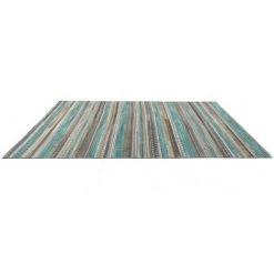 UNAMOURDETAPIS Tapis Kilim 80x150 Cm Rectangulaire ZAIRA Bleu Chambre Assemblé Cousu à La Main - Bleu 7 UNAMOURDETAPIS Tapis Kilim 80x150 Cm Rectangulaire ZAIRA Bleu Chambre Assemblé Cousu à La Main - Bleu -Tapis et paillasson Soldes 7763395 3