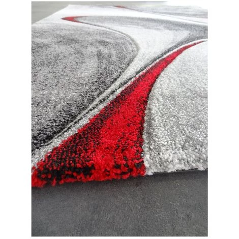 JADOREL Tapis Salon 60x110 Cm Rectangulaire MILAR Rouge Entrée Adapté Au Chauffage Par Le Sol - Rouge 3 JADOREL Tapis Salon 60x110 Cm Rectangulaire MILAR Rouge Entrée Adapté Au Chauffage Par Le Sol - Rouge – Image 3