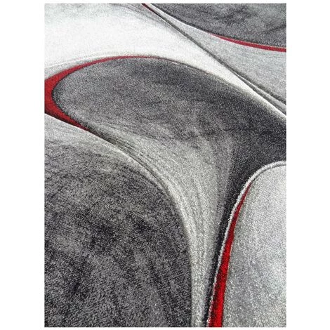 JADOREL Tapis Salon 60x110 Cm Rectangulaire MILAR Rouge Entrée Adapté Au Chauffage Par Le Sol - Rouge 4 JADOREL Tapis Salon 60x110 Cm Rectangulaire MILAR Rouge Entrée Adapté Au Chauffage Par Le Sol - Rouge – Image 4