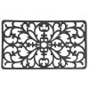 AUBRY GASPARD Paillasson Rectangulaire En Fonte Noir 34 X 57 Cm Noir - Noir
