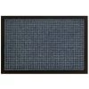 IDMAT Tapis Grattoir Impact 40x60 Cm Bleu Avec Carrés
