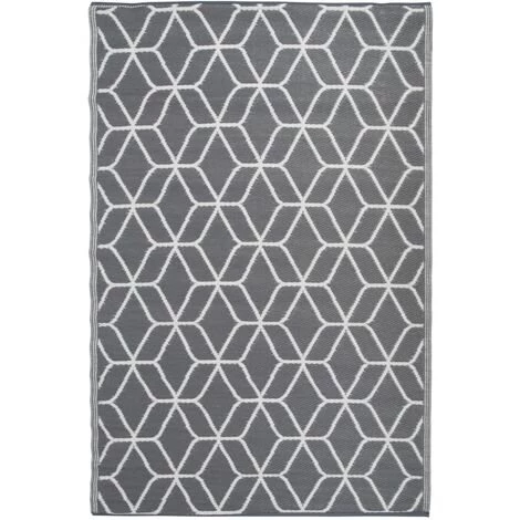Esschert Design Tapis D'extérieur 180x121 Cm Gris Et Blanc OC25 - Multicolore 1 Esschert Design Tapis D'extérieur 180x121 Cm Gris Et Blanc OC25 - Multicolore