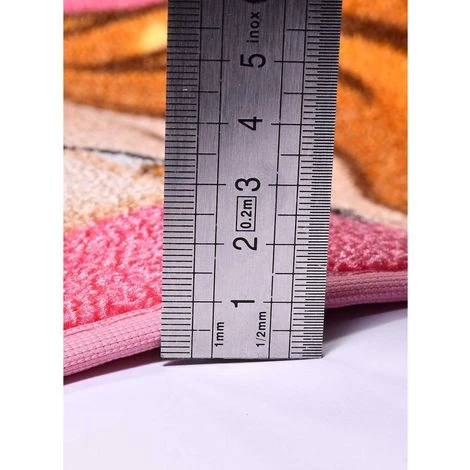 UNAMOURDETAPIS Tapis Enfant 50x50 Cm Forme Originale PRINCESS SHAPED Rose Chambre Adapté Au Chauffage Par Le Sol - Rose 5 UNAMOURDETAPIS Tapis Enfant 50x50 Cm Forme Originale PRINCESS SHAPED Rose Chambre Adapté Au Chauffage Par Le Sol - Rose – Image 5