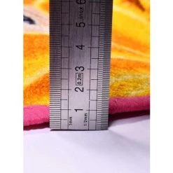 UNAMOURDETAPIS Tapis Enfant 50x50 Cm Forme Originale AURORA HEART SHAPED Rose Chambre Adapté Au Chauffage Par Le Sol - Rose -Tapis et paillasson Soldes 8491327 5