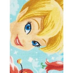UNAMOURDETAPIS Tapis Enfant 50x80 Cm Rectangulaire FAIRIES TINKERBELL Bleu Chambre Adapté Au Chauffage Par Le Sol - Bleu -Tapis et paillasson Soldes 8491331 4