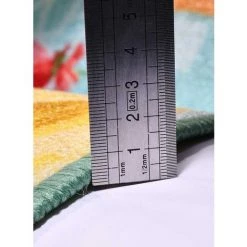 UNAMOURDETAPIS Tapis Enfant 50x80 Cm Rectangulaire FAIRIES TINKERBELL Bleu Chambre Adapté Au Chauffage Par Le Sol - Bleu -Tapis et paillasson Soldes 8491331 5