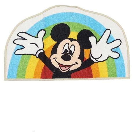 UNAMOURDETAPIS Tapis Enfant 50x80 Cm Forme Originale MICKEY RAINBOW SHAPED Multicolore Chambre Adapté Au Chauffage Par Le Sol - Multicolore 2 UNAMOURDETAPIS Tapis Enfant 50x80 Cm Forme Originale MICKEY RAINBOW SHAPED Multicolore Chambre Adapté Au Chauffage Par Le Sol - Multicolore – Image 2