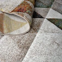 UNAMOURDETAPIS Tapis Salon 60x110 Cm Rectangulaire BELO 19 Beige Entrée Adapté Au Chauffage Par Le Sol - Beige -Tapis et paillasson Soldes 8720724 3