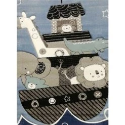 UNAMOURDETAPIS Tapis Enfant 60x110 Cm Rectangulaire ETELDA Bleu Chambre Adapté Au Chauffage Par Le Sol - Bleu 6 UNAMOURDETAPIS Tapis Enfant 60x110 Cm Rectangulaire ETELDA Bleu Chambre Adapté Au Chauffage Par Le Sol - Bleu -Tapis et paillasson Soldes 8722670 3