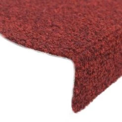 Tapis D'Escalier Auto-adhésif Poinçon Aiguilleté 15 Pcs 54x16x4 Cm Rouge VidaXL 9 Tapis D'Escalier Auto-adhésif Poinçon Aiguilleté 15 Pcs 54x16x4 Cm Rouge VidaXL -Tapis et paillasson Soldes 8817556 5