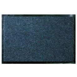 ID MAT - Tapis Absorbant Cahors / Florac - 90x150 Cm - Bleu