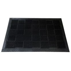 ID MAT - Tapis Picots Mix En Caoutchouc - 40x60 Cm