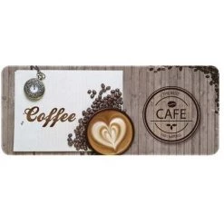 ID MAT - Tapis De Cuisine - 50x120 Cm - Coffee