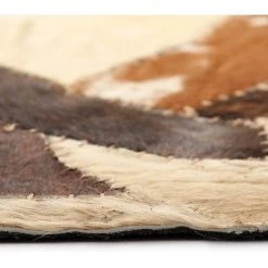 VidaXL Tapis Cuir Véritable Patchwork Aléatoire Marron Et Blanc 80x150 Cm - Multicolore 9 VidaXL Tapis Cuir Véritable Patchwork Aléatoire Marron Et Blanc 80x150 Cm - Multicolore -Tapis et paillasson Soldes 8997628 5