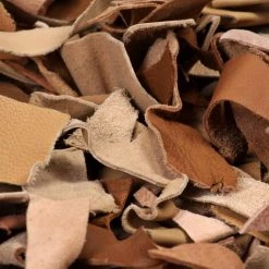 Tapis Shaggy Cuir Véritable Brun Roux 80x160 Cm VidaXL -Tapis et paillasson Soldes 8997855 5