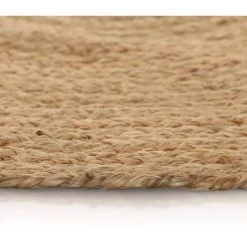 Tapis Jute Tressé 90 Cm Rond VidaXL 7 Tapis Jute Tressé 90 Cm Rond VidaXL -Tapis et paillasson Soldes 8997885 3