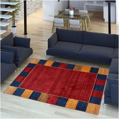 UNAMOURDETAPIS Tapis Salon 80x350 Cm Rectangulaire CHOBAY 6 Rouge Couloir Adapté Au Chauffage Par Le Sol - Rouge 1 UNAMOURDETAPIS Tapis Salon 80x350 Cm Rectangulaire CHOBAY 6 Rouge Couloir Adapté Au Chauffage Par Le Sol - Rouge
