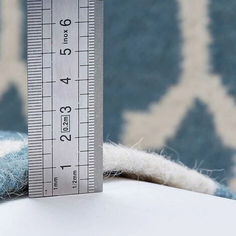 UNAMOURDETAPIS Tapis Kilim 170x240 Cm Rectangulaire AFRIRA Bleu Salon Tissé à La Main - Bleu 3 UNAMOURDETAPIS Tapis Kilim 170x240 Cm Rectangulaire AFRIRA Bleu Salon Tissé à La Main - Bleu – Image 3