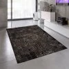 UNAMOURDETAPIS Tapis Kilim 80x150 Cm Rectangulaire OLDEN Gris Chambre Assemblé Cousu à La Main - Gris