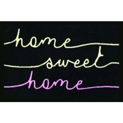 Tapis Anti-poussière En Polyamide Home Light Noir - Dim : 40 X 60 Cm - PEGANE -