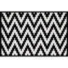 Tapis Anti-poussière En Polyamide Motif Chevrons - Dim : 40 X 60 Cm- PEGANE -