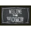 Tapis Anti-poussière En Polyamide Motif Welcome To Our Home - Dim : 40 X 60 Cm- PEGANE -