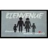 Tapis Anti-poussière Bienvenue Famille En Polyamide - Dim : 40 X 60 Cm- PEGANE -