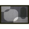 Tapis Anti-poussière "Sphère" En Polyamide Coloris Gris - Dim : 40 X 60 Cm- PEGANE -