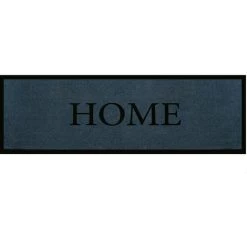 Tapis Anti-poussière Rectangulaire En Polyamide Gris Profond "Home" - Dim : 40 X 120 Xm- PEGANE -