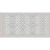 MATTEO Tapis Intérieur Extérieur En Vinyle Carreaux Marocains 140 X 70 Cm Beige - Beige