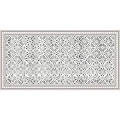 MATTEO Tapis Intérieur Extérieur En Vinyle Carreaux Marocains 140 X 70 Cm Beige - Beige