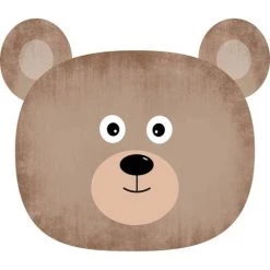 MATTEO Set De Table En Vinyle Ourson Marron - Marron