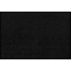 Tapis Anti-poussière En Polyamide Coloris Noir - Dim : 40 X 60 Cm- PEGANE -